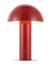 Jonathan Y Boletus Led Table Lamp In Red