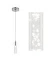 Jonathan Y Bolha 1-light Bubble Modern Minimalist Integrated Led Pendant In Chrome