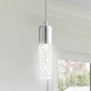 Jonathan Y Bolha 4.75" 1-light Bubble Acrylic/iron Modern Minimalist Integrated Led Pendant