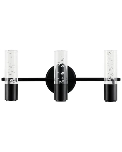 Jonathan Y Bolha Bubble 3-light Led Vanity In Bronze