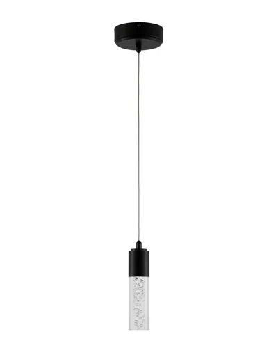 Jonathan Y Bolha Bubble Led Pendant In Black