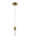 Jonathan Y Bolha Bubble Led Pendant In Brass