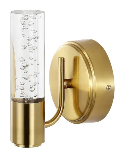Jonathan Y Bolha Bubble Led Vanity In Brass