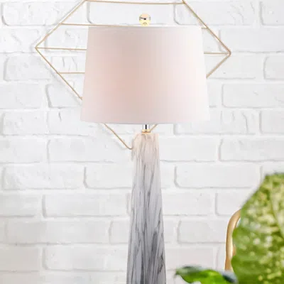 Jonathan Y Bradley 29" Resin Led Table Lamp In Multi