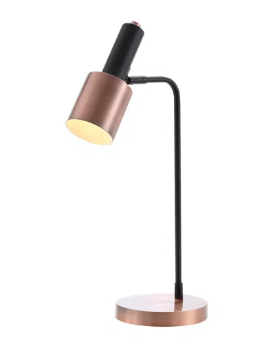 Jonathan Y Brady 22in Metal Led Task Table Lamp In Brown