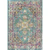 Jonathan Y Brooklyn Geometric Medallion Area Rug In Blue/multi