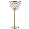 Jonathan Y Designs 25in Buckingham Crystal & Metal Table Lamp In Brass Gold