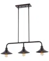 Jonathan Y Cade 3-light Led Pendant In Bronze