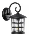Jonathan Y Cadiz Rustic Led Outdoor Lantern In Black