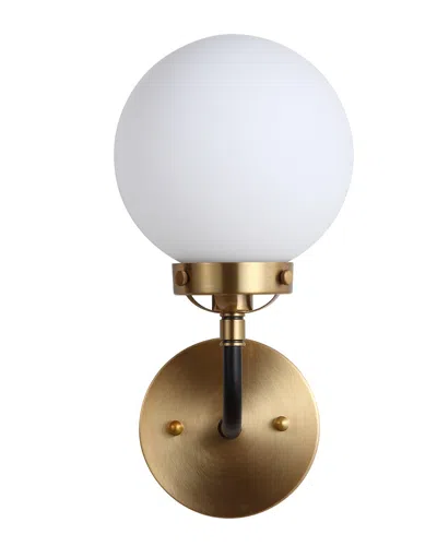 Jonathan Y Caleb 1-light 8in Brass Wall Sconce In Gold
