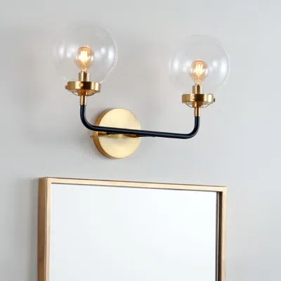 Jonathan Y Caleb 2-light 18" Brass Vanity In Gold