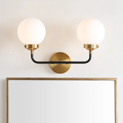 Jonathan Y Caleb 2-light 18" Brass Vanity