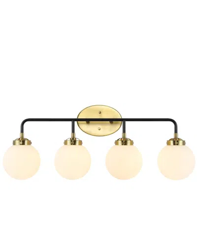 Jonathan Y Caleb Vanity Light In Black