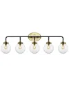 Jonathan Y Caleb Vanity Light In Multi