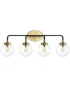 Jonathan Y Caleb Vanity Light In White