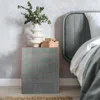 Jonathan Y Callista 18" Modern Bohemian Ceramic Tiled Rectangle End Table