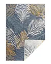 Jonathan Y Calypso Coastal Casual Palm Frond Reversible Machine-washable  Indoor/outdoor Area Rug In Cream