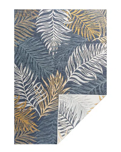 Jonathan Y Calypso Coastal Casual Palm Frond Reversible Machine-washable  Indoor/outdoor Area Rug In Cream
