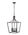 Jonathan Y Camden 5 Light Led Pendant In Bronze
