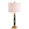 Jonathan Y Camilla 28.5" Resin Led Table Lamp In Antique Gold/black