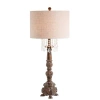 Jonathan Y 33.5in Carlisle Brown Table Lamp In Antique Brown