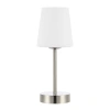 Jonathan Y Carson Modern Minimalist Iron Rechargeable Integrated Portable Led Table Lamp In Nickel