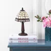Jonathan Y Carter Tiffany-style 12" Led Table Lamp