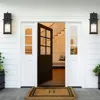 Jonathan Y Cary 5.9" 1-light Iron/glass Traditional Modern Lantern Led Outdoor Lantern (set Of 2)