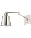 Jonathan Y Cary Swing Arm Wall Light In Silver