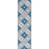 Jonathan Y Cassis Ornate Ogee Trellis Indoor/outdoor Area Rug In Light Gray/blue