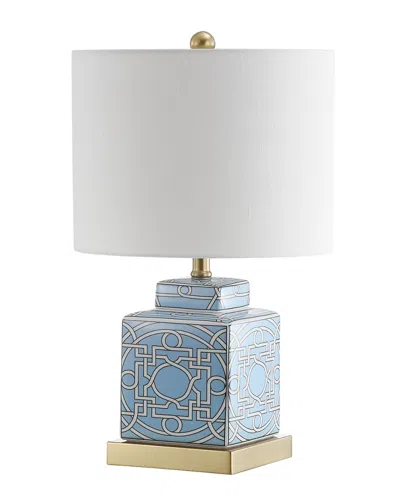 Jonathan Y Catherine 22in Ceramicmetal Ginger Jar Led Table Lamp