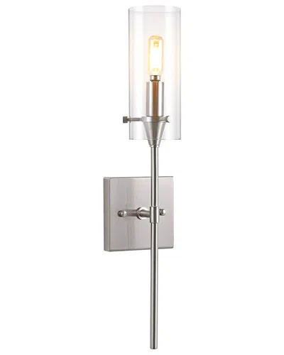Jonathan Y Cato 4.5in Led Sconce In Nickel