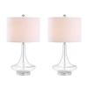 Jonathan Y Cecile 25.5" Glass Teardrop Led Table Lamp In Clear