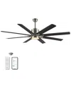 Jonathan Y Ceiling Fan In Black