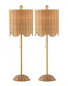 Jonathan Y Celerie Table Lamp In Brown