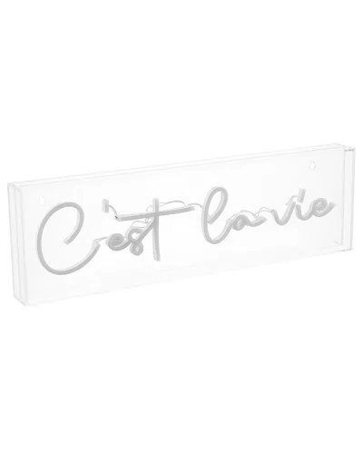 Jonathan Y C'est La Vie Contemporary Glam Acrylic Neon Lighting