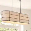 Jonathan Y Chadwick 42" 4-light Rustic Farmhouse Iron Linear Led Pendant