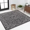Jonathan Y Charleston Vintage Filigree Textured Weave Indoor/outdoor Square Area Rug