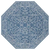 Jonathan Y Charleston Vintage Filigree Textured Weave Octagon Indoor/outdoor Area Rug In Blue