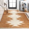 Jonathan Y Chayton Minimalist Geometric Machine-washable Area Rug In Brown