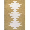 Jonathan Y Chayton Minimalist Geometric Machine-washable Area Rug In Moss/cream