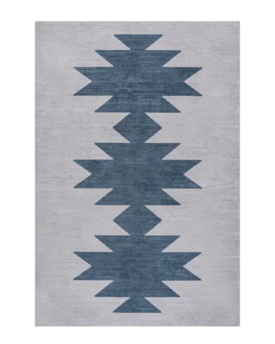 Jonathan Y Chayton Minimalist Geometric Machine-washable Chenille Area Rug In Gray