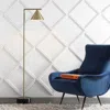 Jonathan Y Chelsea 60" Metal/marble Cone Shade Led Floor Lamp