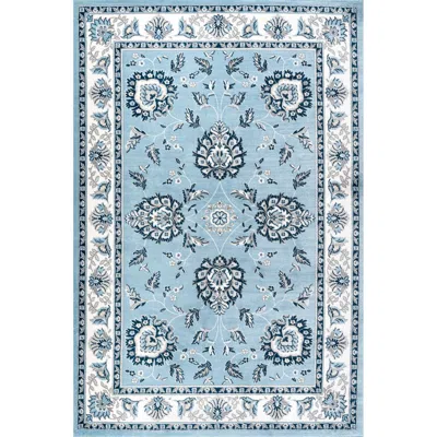 Jonathan Y Cherie French Cottage Area Rug In Blue/cream