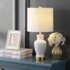 Jonathan Y Chi 21" Ceramic/iron Modern Classic Led Table Lamp