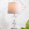 Jonathan Y Riley Crystal Led Table Lamp In Clear