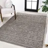 Jonathan Y Citta High-low Pile Mediterranean Tile Indoor/outdoor Area Rug In Dark Gray/ivory