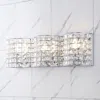 Jonathan Y Clara Deco 24" 3-light Metal/crystal Classic Glam Led Vanity Light