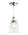 Jonathan Y Cleo 5.5in Adjustable Metal Glass Led Pendant