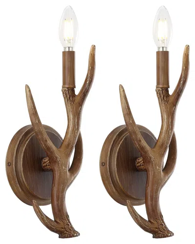 Jonathan Y Cody Sconce In Brown